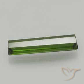 Tormalina Verde scuro naturale da 1.93 ct, Ottagonale / Taglio smeraldo, VVS-VS