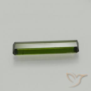 Tormalina Verde terroso naturale da 1.74 ct, Ottagonale / Taglio smeraldo, VVS-VS