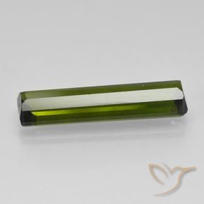 Tormalina Verde scuro naturale da 1.59 ct, Ottagonale / Taglio smeraldo, VS
