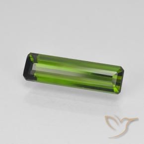 Tormalina Verde scuro naturale da 1.11 ct, Ottagonale / Taglio smeraldo, VVS-VS