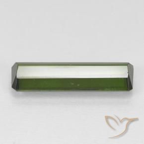 Tormalina Verde terroso naturale da 1.24 ct, Ottagonale / Taglio smeraldo, VS