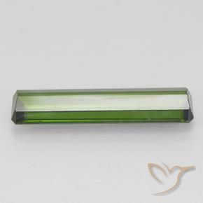 Tormalina Verde scuro naturale da 1.92 ct, Ottagonale / Taglio smeraldo, VVS-VS