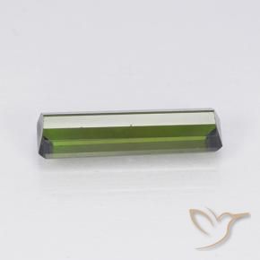 Tormalina Verde scuro naturale da 1.63 ct, Ottagonale / Taglio smeraldo, VVS