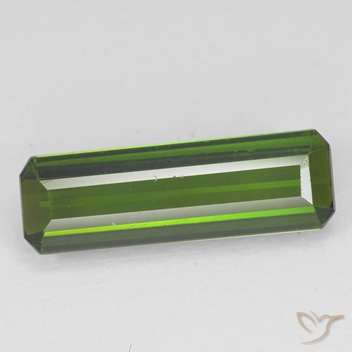 1.81ct Naturale Alghe Verdi Tormalina, Taglio smeraldo, VVS-VS