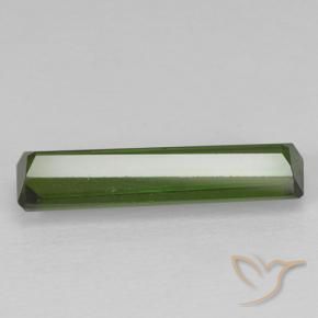 Tormalina Verde scuro naturale da 1.54 ct, Ottagonale / Taglio smeraldo, VVS-VS