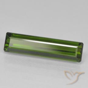 Tormalina Verde scuro naturale da 2.10 ct, Ottagonale / Taglio smeraldo, VVS-VS