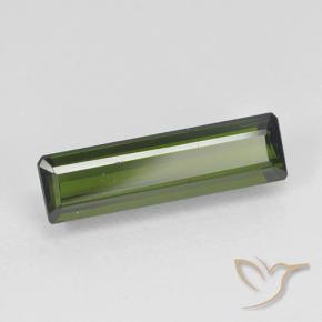 Tormalina Alghe Verdi naturale da 1.55 ct, Ottagonale / Taglio smeraldo, VVS-VS