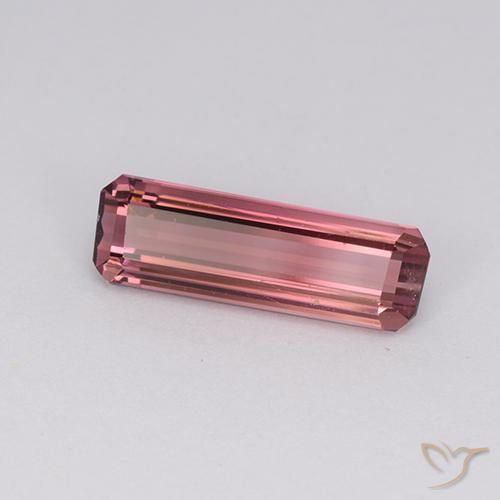 Tormalina Rosa scuro naturale da 2.18 ct, Ottagonale / Taglio smeraldo, VVS-VS