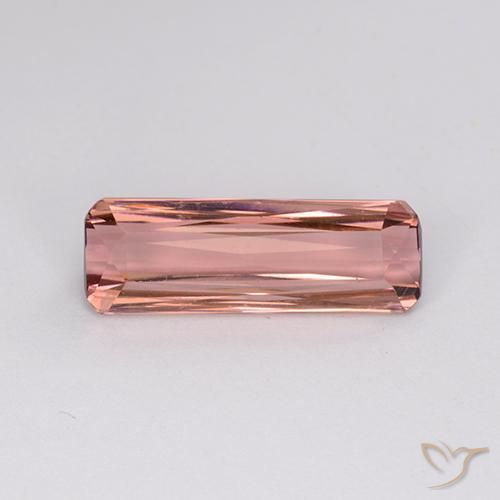 Tormalina Rosa medio naturale da 2.62 ct, Ottagonale / Taglio smeraldo, VVS-VS