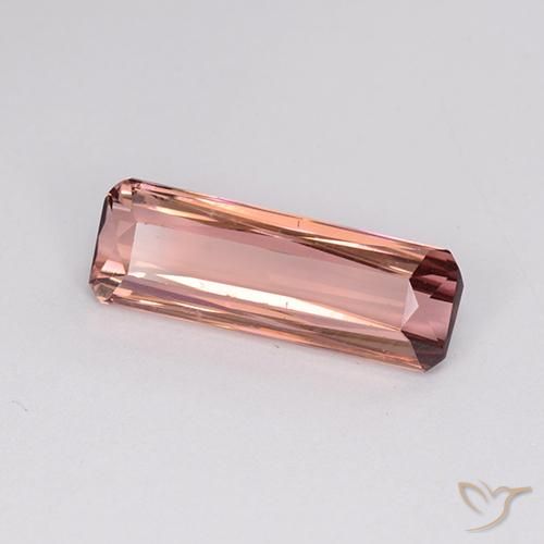 Tormalina Rosa medio naturale da 2.62 ct, Ottagonale / Taglio smeraldo, VVS-VS