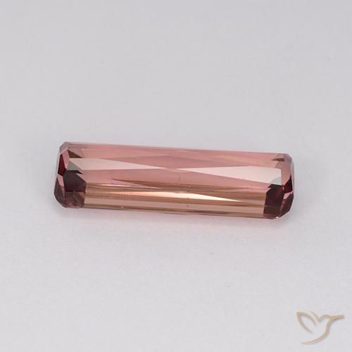 Tormalina Rosa medio naturale da 2.62 ct, Ottagonale / Taglio smeraldo, VVS-VS