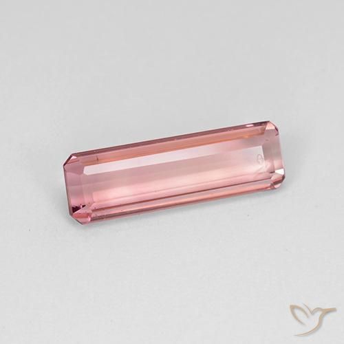 Tormalina Rosa medio naturale da 1.99 ct, Ottagonale / Taglio smeraldo, VS