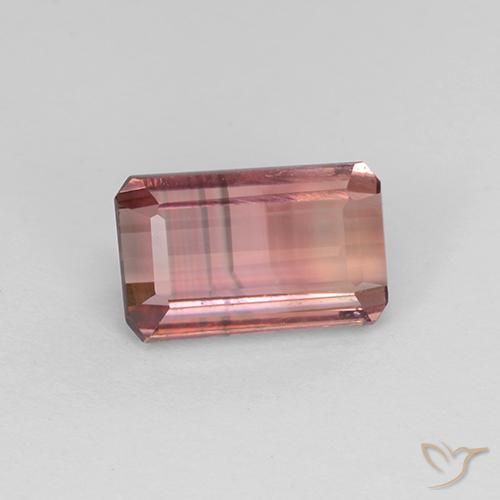 Tormalina Rosa intenso naturale da 2.16 ct, Ottagonale / Taglio smeraldo, VVS-VS