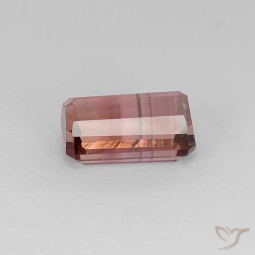 Tormalina Rosa intenso naturale da 2.16 ct, Ottagonale / Taglio smeraldo, VVS-VS