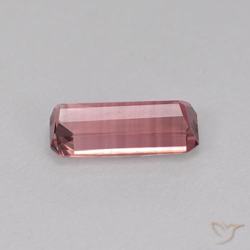 Tormalina Rosa scuro naturale da 0.97 ct, Ottagonale / Taglio smeraldo, VVS-VS