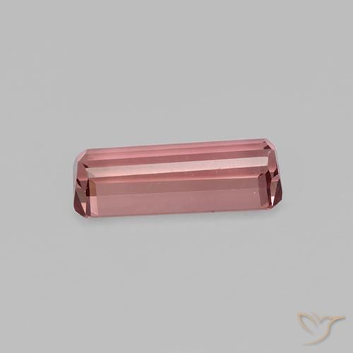Tormalina Rosa palissandro naturale da 0.93 ct, Ottagonale / Taglio smeraldo, VVS-VS