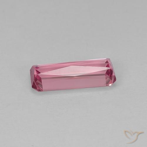 Tormalina Rosa intenso naturale da 1.55 ct, Ottagonale / Taglio smeraldo, VVS-VS