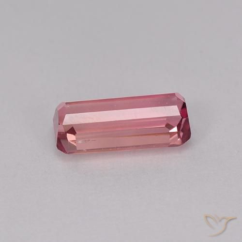 Tormalina Tono rosa caldo naturale da 1.10 ct, Ottagonale / Taglio smeraldo, VS