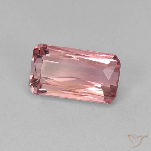 Tormalina Gomma da masticare rosa chiaro naturale da 1.42 ct, Ottagonale / Taglio smeraldo, VS