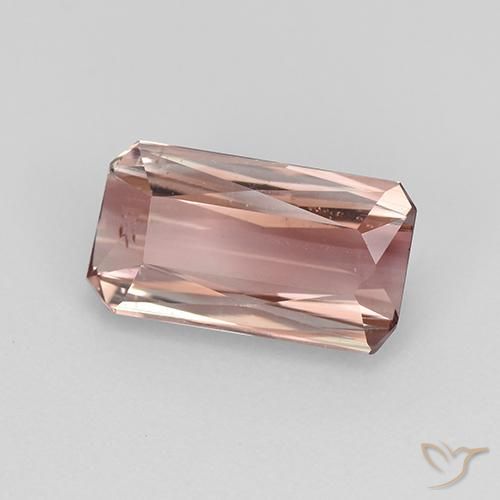 Tormalina Rosa arancio naturale da 1.84 ct, Ottagonale / Taglio smeraldo, VS