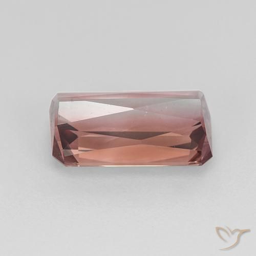 Tormalina Rosa arancio naturale da 1.84 ct, Ottagonale / Taglio smeraldo, VS