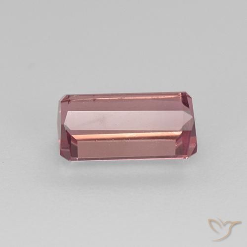 Tormalina Rosa medio naturale da 1.14 ct, Ottagonale / Taglio smeraldo, VVS-VS