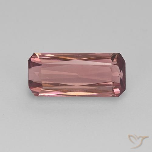 Tormalina Rosa medio naturale da 1.54 ct, Ottagonale / Taglio smeraldo, VVS-VS