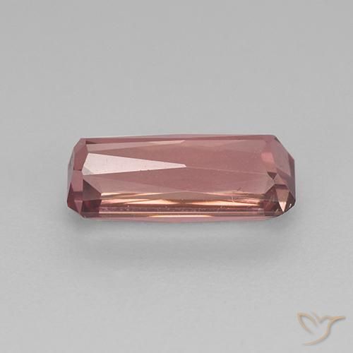 Tormalina Rosa medio naturale da 1.54 ct, Ottagonale / Taglio smeraldo, VVS-VS