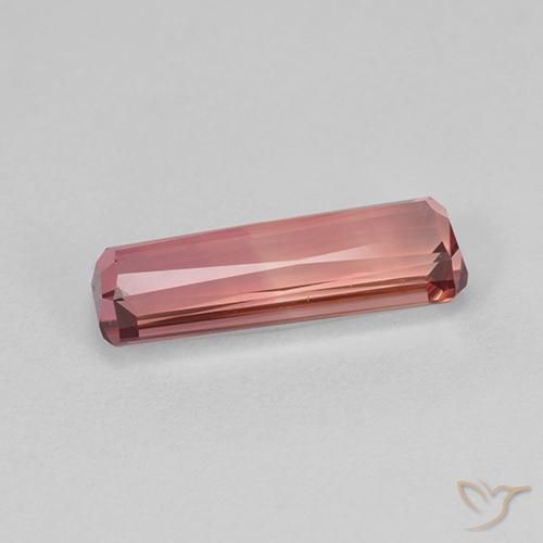 Tormalina Rosa intenso naturale da 1.84 ct, Ottagonale / Taglio smeraldo, VVS-VS
