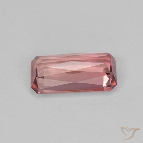 Tormalina Rosa medio naturale da 1.21 ct, Ottagonale / Taglio smeraldo, VVS-VS