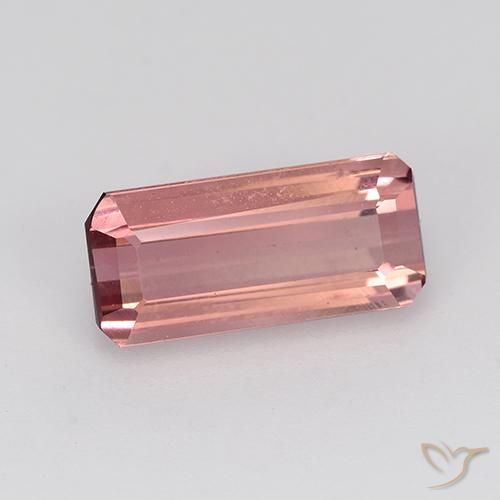 Tormalina Rosa gomma da masticare naturale da 1.65 ct, Ottagonale / Taglio smeraldo, VVS-VS