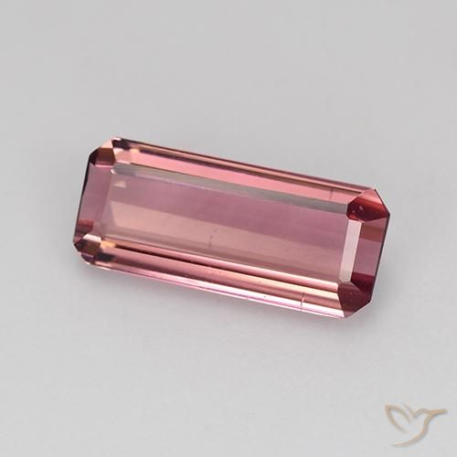 Tormalina Rosa chiaro naturale da 1.51 ct, Ottagonale / Taglio smeraldo, VVS