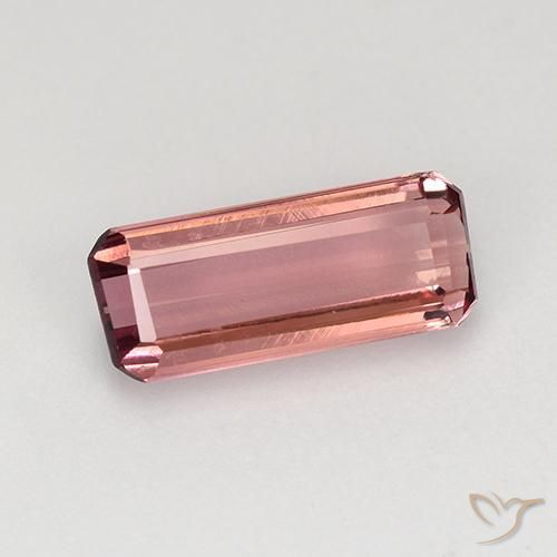 Tormalina Punch di frutta rosso naturale da 1.26 ct, Ottagonale / Taglio smeraldo, VVS