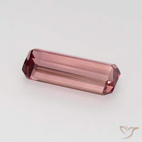 Tormalina Punch di frutta rosso naturale da 1.26 ct, Ottagonale / Taglio smeraldo, VVS