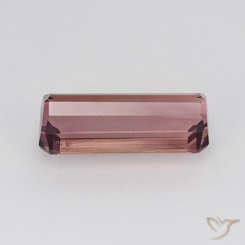 Tormalina Rosa arancio naturale da 2.00 ct, Ottagonale / Taglio smeraldo, VVS