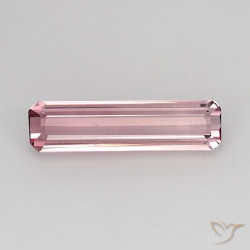 1.94ct Naturale Rosa intenso rosa Tormalina, Taglio smeraldo, VVS