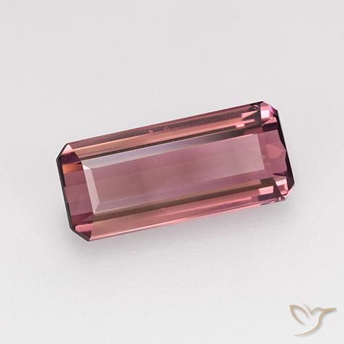 Tormalina Rosa viola naturale da 1.61 ct, Ottagonale / Taglio smeraldo, VVS