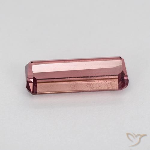 Tormalina Rosa arancio naturale da 1.61 ct, Ottagonale / Taglio smeraldo, VS
