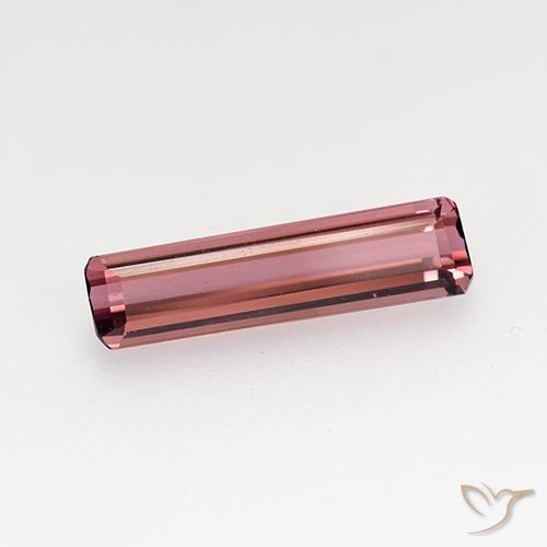 Tormalina Rosa medio naturale da 1.24 ct, Ottagonale / Taglio smeraldo, VVS