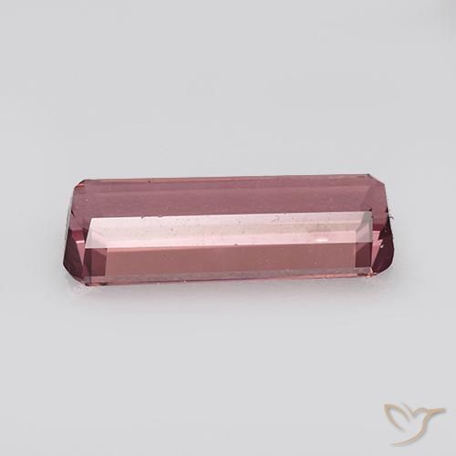 Tormalina Rosa arancio naturale da 1.10 ct, Ottagonale / Taglio smeraldo, VVS