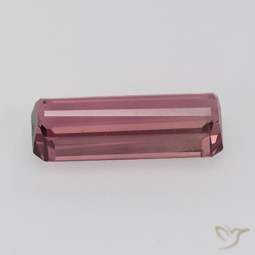 Tormalina Magenta intenso naturale da 1.56 ct, Ottagonale / Taglio smeraldo, VVS