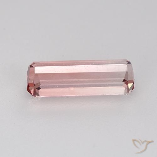 Tormalina Rosa chiaro gomma da masticare naturale da 1.17 ct, Ottagonale / Taglio smeraldo, VVS