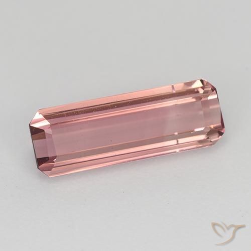 Tormalina Rosa intenso naturale da 1.64 ct, Ottagonale / Taglio smeraldo, VS