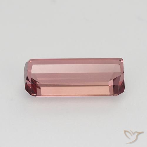 Tormalina Rosa medio naturale da 1.26 ct, Ottagonale / Taglio smeraldo, VVS