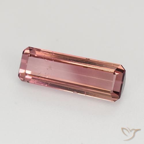 Tormalina Rosa arancio naturale da 1.62 ct, Ottagonale / Taglio smeraldo, VS-SI
