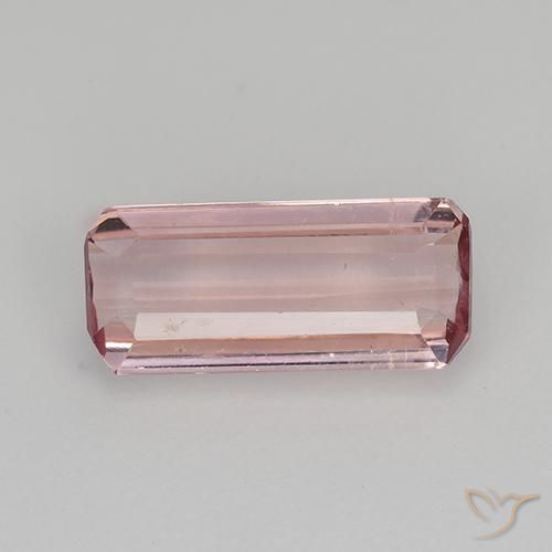 Tormalina Light Candy Apple Red naturale da 1.77 ct, Ottagonale / Taglio smeraldo, VVS-VS
