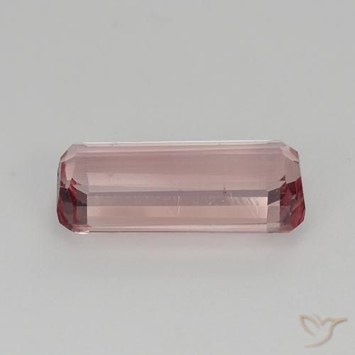 Tormalina Light Candy Apple Red naturale da 1.77 ct, Ottagonale / Taglio smeraldo, VVS-VS