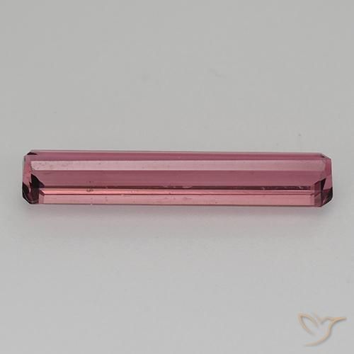 Tormalina Rosa rossastra naturale da 1.53 ct, Ottagonale / Taglio smeraldo, VVS-VS