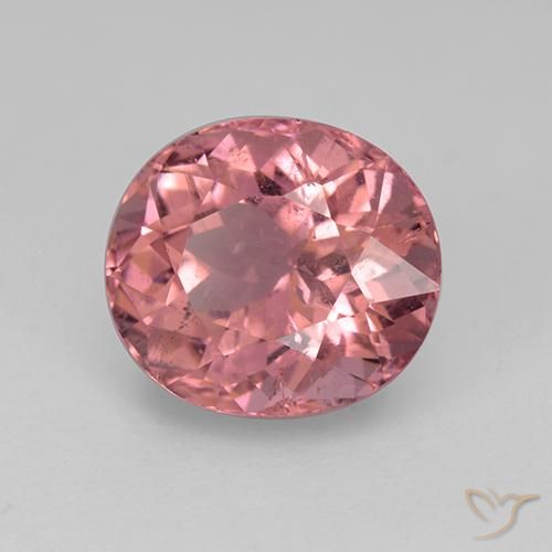 Tormalina Rosa rosa naturale da 2.40 ct, Ovale, VS