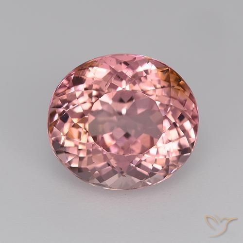 2.57ct Naturale Rosa gomma da masticare Tormalina, Ovale, VVS-VS